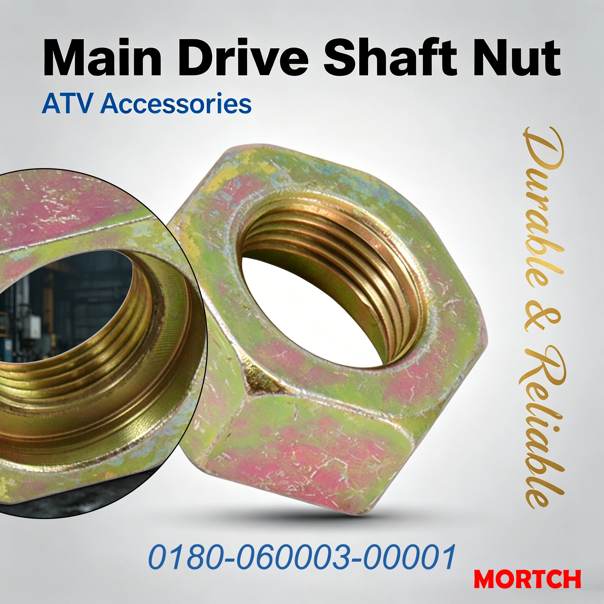 OEM M20*1.5 Main Drive Shaft Nut OEM 0180-060003-00001 Replacement Fit CFMoto CForce UForce ZForce 500 800 800EX ATV UTV SSV
OEM M20*1.5 Main Drive Shaft Nut OEM 0180-060003-00001 Replacement Fit CFMoto CForce UForce ZForce 500 800 800EX ATV UTV SSV