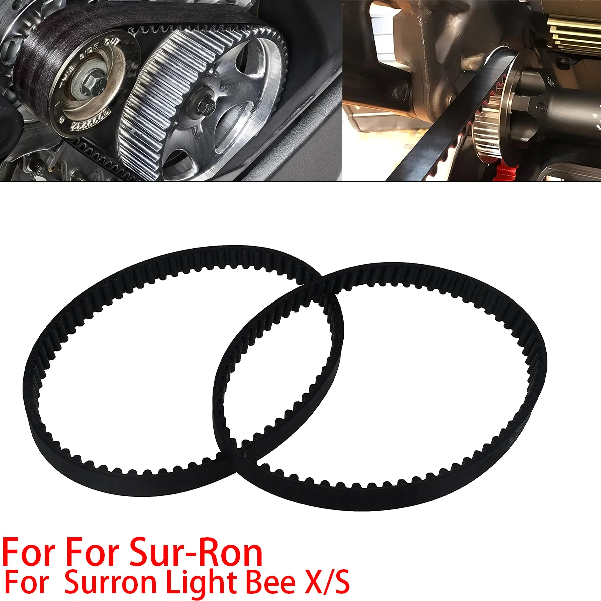 For Surron Light Bee X/SElectric off-road motorcycle drive belt. Suitable for the original transmission belt of SurronX16andX260
For Surron Light Bee X/SElectric off-road motorcycle drive belt. Suitable for the original transmission belt of SurronX16andX260