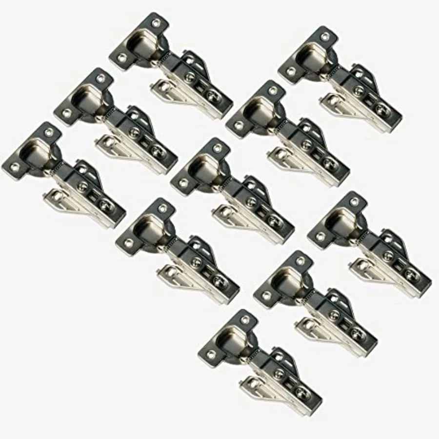 10-Pack Full Overlay Soft-Close Face Frame Hinge, Clip-On Design for Kitchen Cabinet Doors
10-Pack Full Overlay Soft-Close Face Frame Hinge, Clip-On Design for Kitchen Cabinet Doors