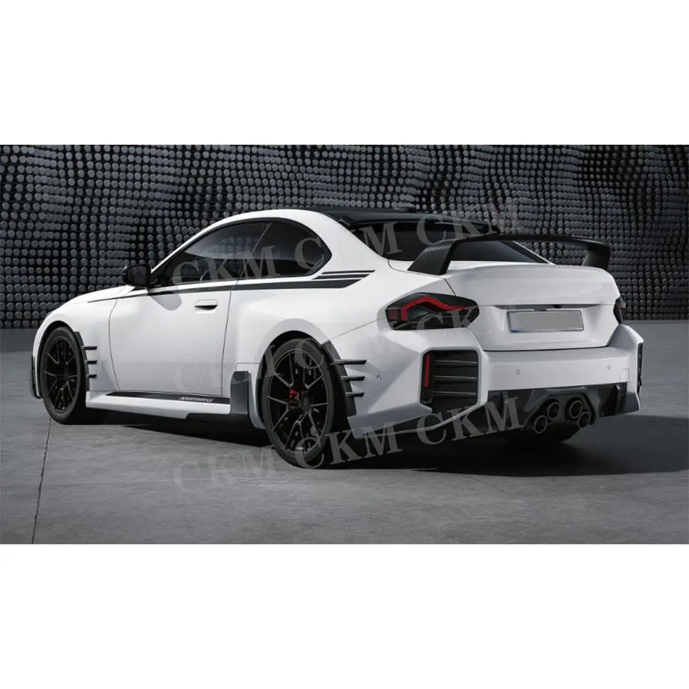 Dry Carbon Fiber Rear Diffuser Outlet Exhaust Baffle Spoiler Body Kits for BMW 2 Series M2 G87 2023+ FRP Black Accessories
Dry Carbon Fiber Rear Diffuser Outlet Exhaust Baffle Spoiler Body Kits for BMW 2 Series M2 G87 2023+ FRP Black Accessories