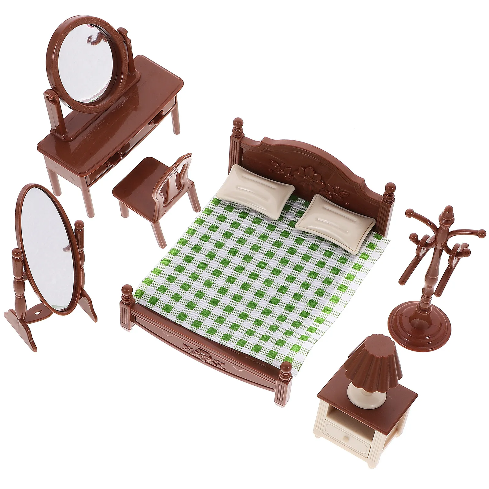 1Set Mini House Furniture Bedroom Set Realistic Colorful Miniature Ornament Home Scene Prop Decoration House Accessories
1Set Mini House Furniture Bedroom Set Realistic Colorful Miniature Ornament Home Scene Prop Decoration House Accessories