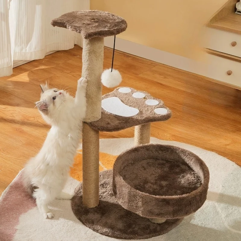 Cat climbing frame Small does not occupy the space of cat shelf Cat litter tree Integrated sisal scratching column
Cat climbing frame Small does not occupy the space of cat shelf Cat litter tree Integrated sisal scratching column
