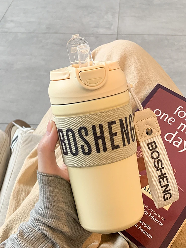 Minimalist insulated cup for women 2024, new straw water cup for women, high aesthetic value, portable student coffee cup
Minimalist insulated cup for women 2024, new straw water cup for women, high aesthetic value, portable student coffee cup