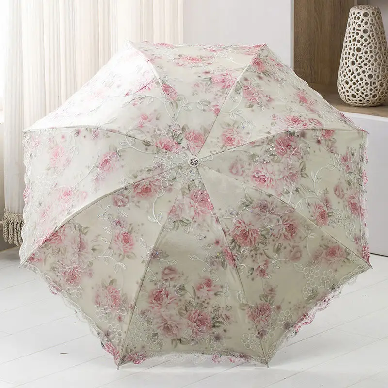 Double Layer Lace Sun Protection Umbrella Rain Woman Sunscreen Anti UV Wind Resistance Outdoor Parasol Portable Travel Lady Gift
Double Layer Lace Sun Protection Umbrella Rain Woman Sunscreen Anti UV Wind Resistance Outdoor Parasol Portable Travel Lady Gift