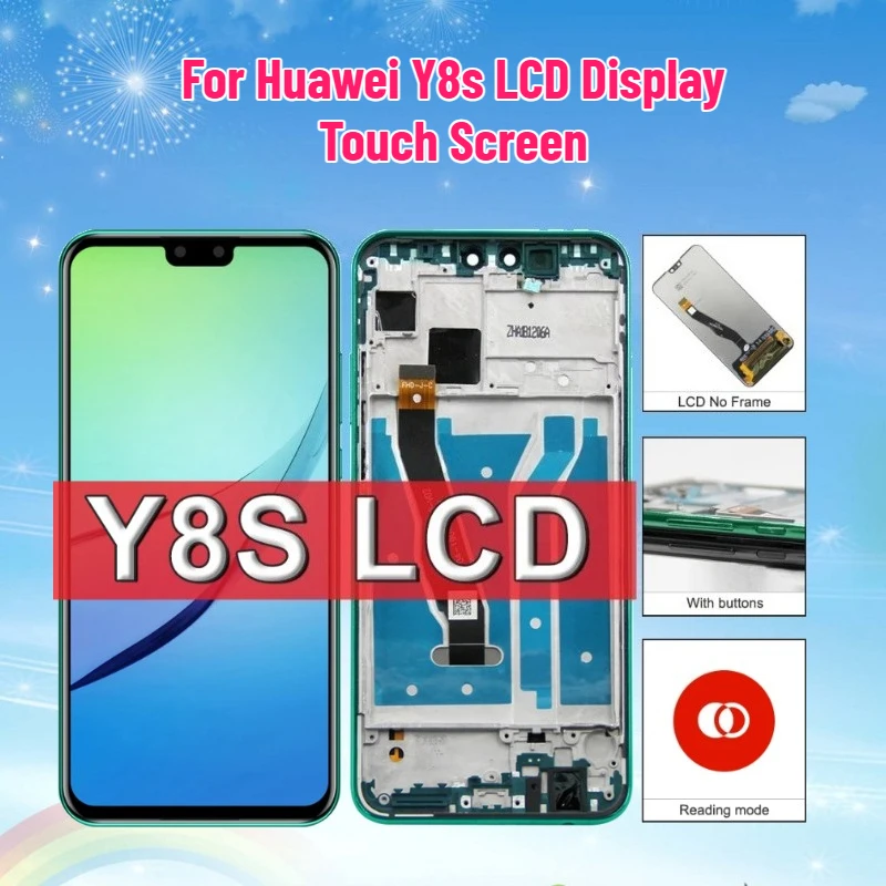For Huawei Y8s LCD Display Touch Screen Digitizer Assembly Replacement For Huawei Y8s JKM-LX1 JKM-LX2 JKM-LX3 Display
For Huawei Y8s LCD Display Touch Screen Digitizer Assembly Replacement For Huawei Y8s JKM-LX1 JKM-LX2 JKM-LX3 Display