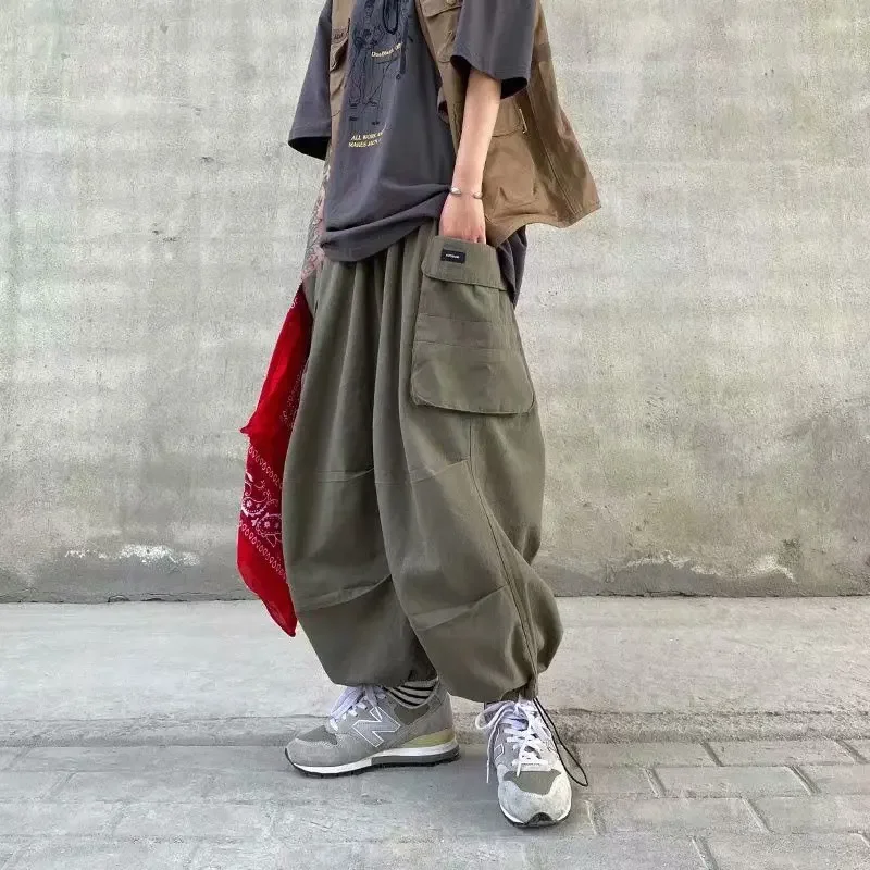 Side Striped Printed Men Sweatpants Streetwear Wide Leg Trousers Oversized Harem Pants
Side Striped Printed Men Sweatpants Streetwear Wide Leg Trousers Oversized Harem Pants