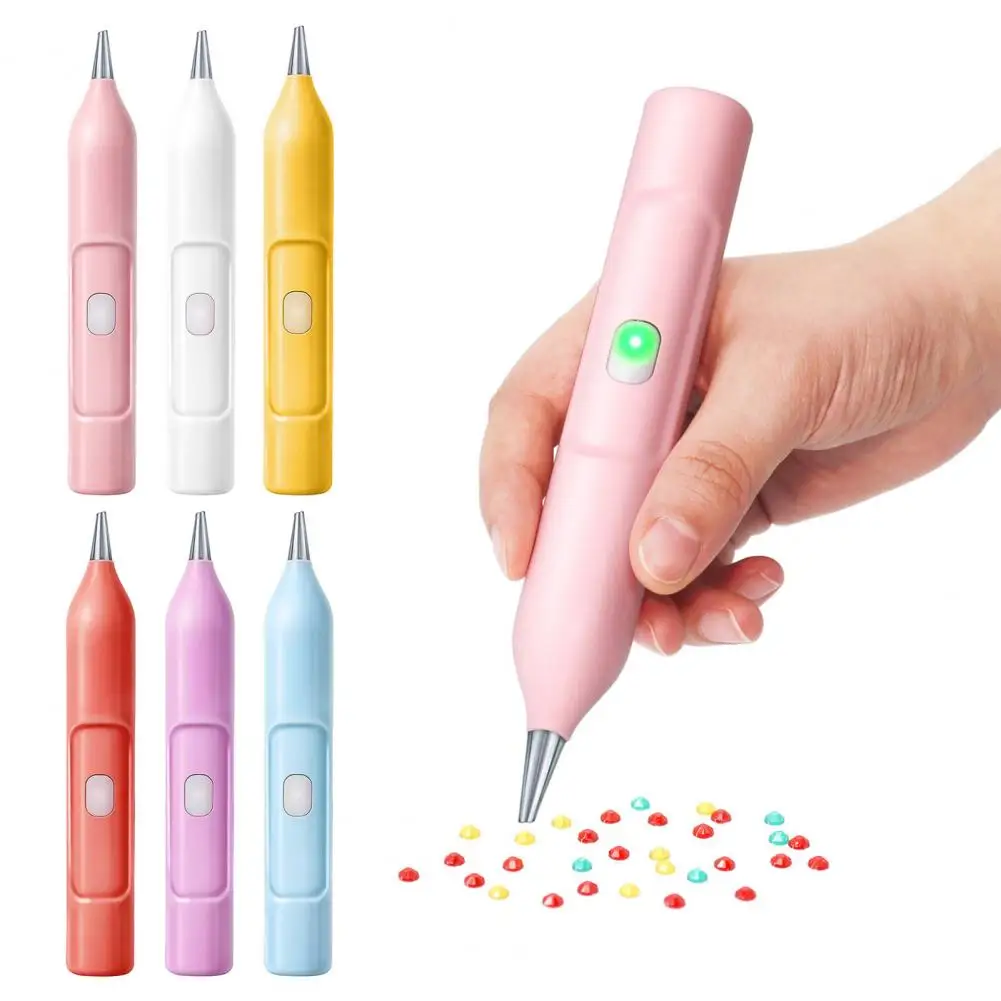 Electric Diamond Art Pen Wireless Diamond Art Vacuum Pen Portable Wax-free Diamond Art Crafting Pen for DIY Crafts
Electric Diamond Art Pen Wireless Diamond Art Vacuum Pen Portable Wax-free Diamond Art Crafting Pen for DIY Crafts