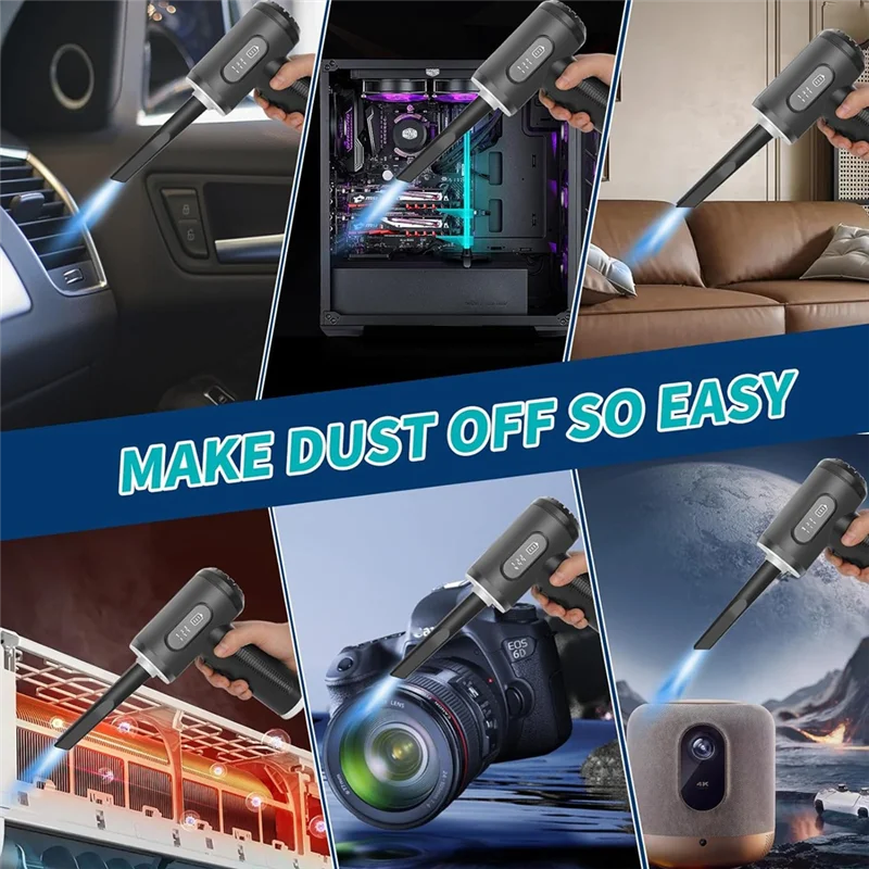 Best Of 2025-2-In-1 Electric Compressed Air Duster, Cordless Air Duster And Vacuum, Air Duster Blower, 3 Adjustable Speed
Best Of 2025-2-In-1 Electric Compressed Air Duster, Cordless Air Duster And Vacuum, Air Duster Blower, 3 Adjustable Speed