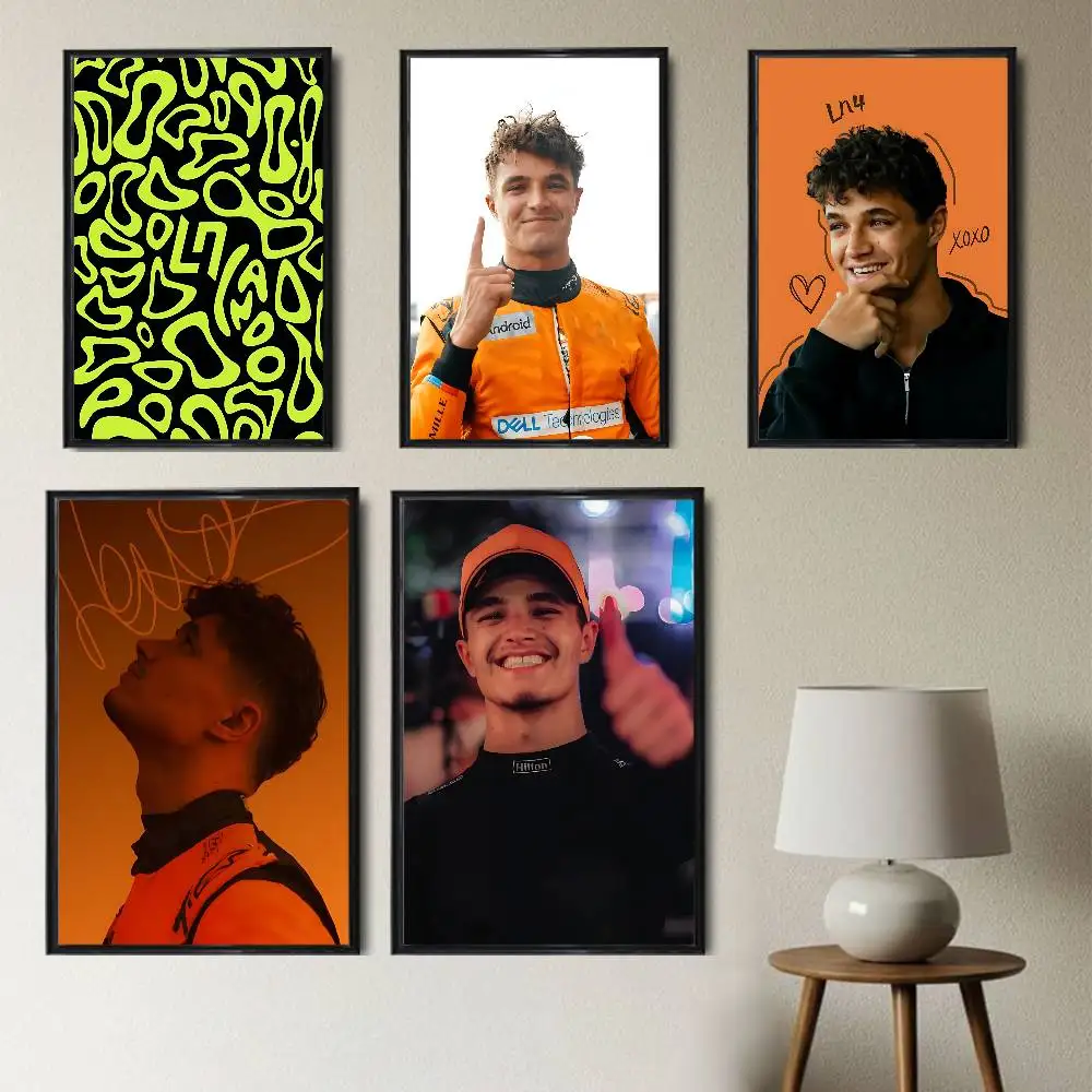 Orange-colored racer Lando Norris Poster Prints Wall Art Picture Painting Gift Living Room Restaurant Bar Large Dec Sticker
Orange-colored racer Lando Norris Poster Prints Wall Art Picture Painting Gift Living Room Restaurant Bar Large Dec Sticker