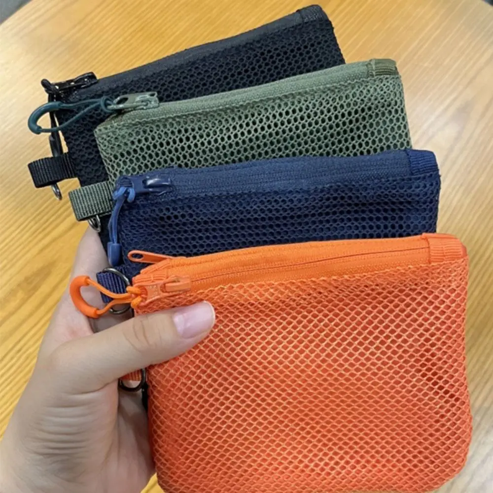 Korean Style Mesh Storage Bag Candy Color Large Capacity Mini Coin Purse Double-layer Reusable Visible Makeup Pouch Travel
Korean Style Mesh Storage Bag Candy Color Large Capacity Mini Coin Purse Double-layer Reusable Visible Makeup Pouch Travel