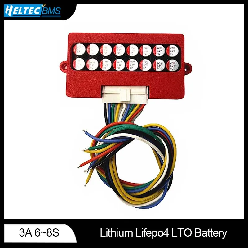 HeltecBMS 8S 3A Активный эквалайзер-балансир 6S 7S Lifepo4/Lipo/LTO Конденсатор для выравнивания батареи Антистатический/пыленепроницаемый корпус
HeltecBMS 8S 3A Активный эквалайзер-балансир 6S 7S Lifepo4/Lipo/LTO Конденсатор для выравнивания батареи Антистатический/пыленепроницаемый корпус