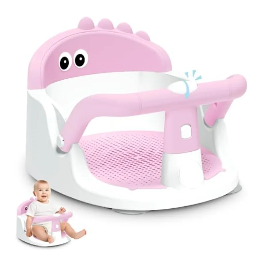 Baby Bath Seat for Babies 6 Months and Up Sitting Up, Non-Slip Baby Bath Chair with Suction Cup, Safe and Comfortable Portable
Baby Bath Seat for Babies 6 Months and Up Sitting Up, Non-Slip Baby Bath Chair with Suction Cup, Safe and Comfortable Portable