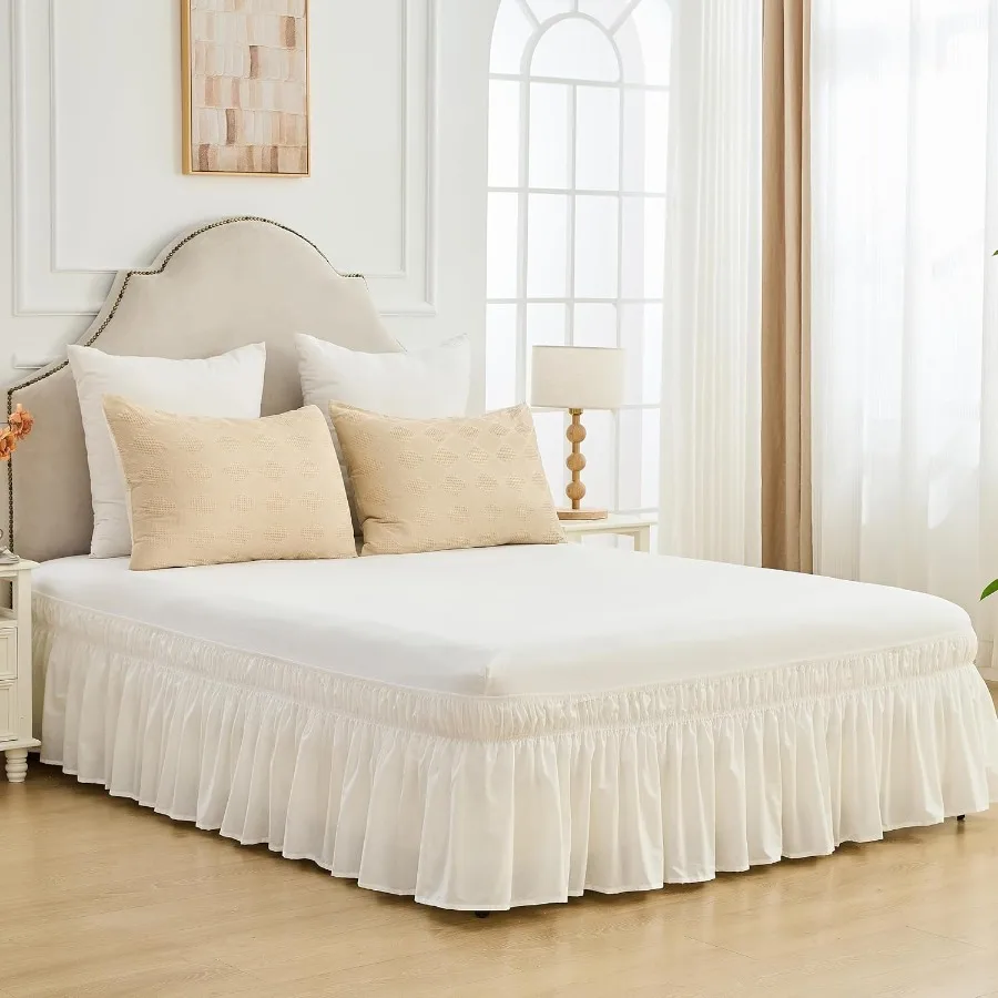 Wrap Around Bed Skirts 17 Drop Cotton Adjustable Elastic Dust Ruffles Easy Fit Wrinkle Fade Resistant Soft Cozy Elegant Luxurio
Wrap Around Bed Skirts 17 Drop Cotton Adjustable Elastic Dust Ruffles Easy Fit Wrinkle Fade Resistant Soft Cozy Elegant Luxurio