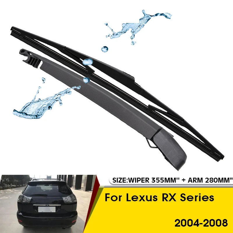 Car Wiper Blade For Lexus RX Series 2004-2008 Rear Back Windshield Windscreen Rear Wiper 355mm+Arm 280mm Car Accessories
Car Wiper Blade For Lexus RX Series 2004-2008 Rear Back Windshield Windscreen Rear Wiper 355mm+Arm 280mm Car Accessories
