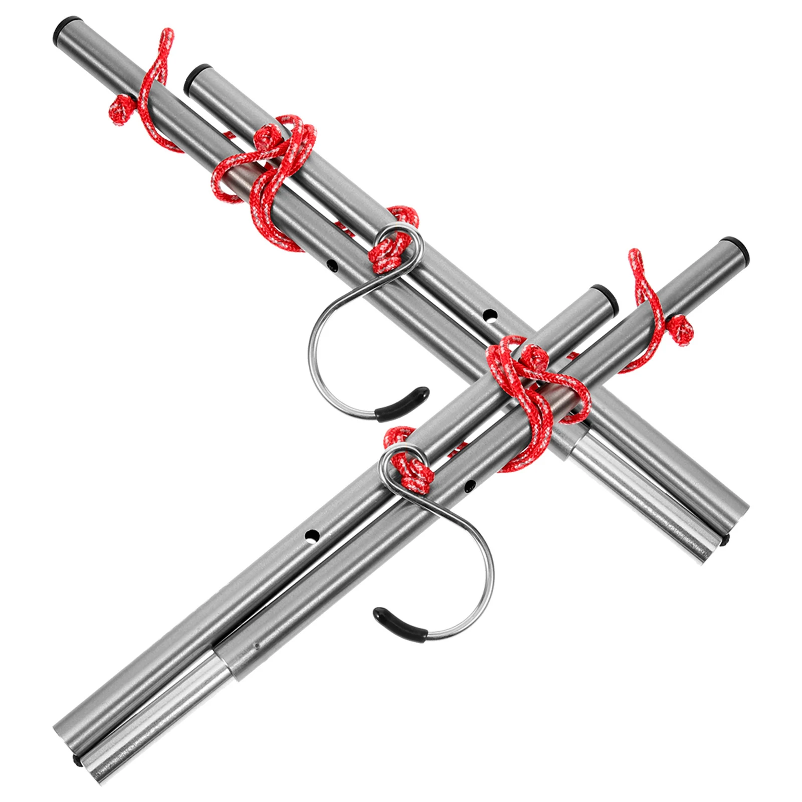 2 Pcs Lightweight Folding Clothes Rack Outdoor Drying Hangers Clothing Aluminum Alloy Portable Laundry Travel Foldable
2 Pcs Lightweight Folding Clothes Rack Outdoor Drying Hangers Clothing Aluminum Alloy Portable Laundry Travel Foldable