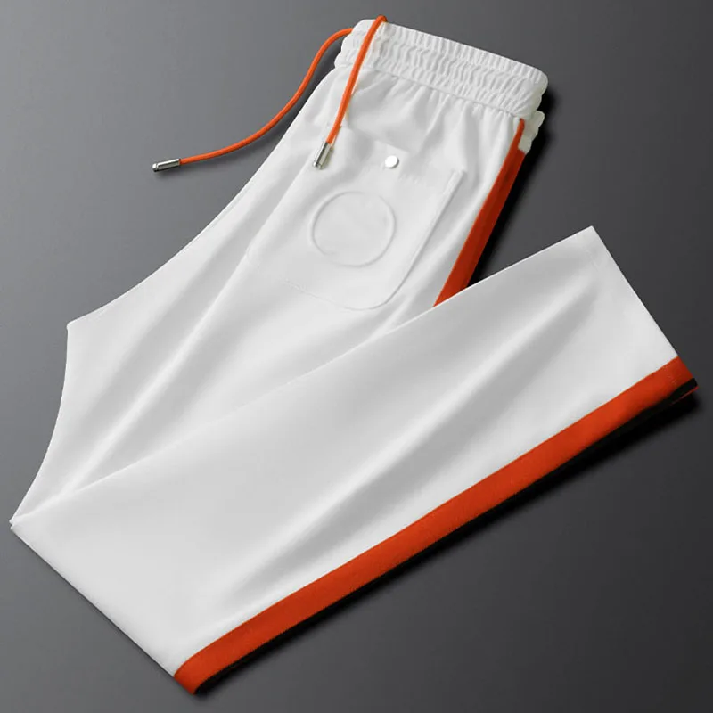 Модные повседневные спортивные брюки с тканым ремешком, летние тонкие мужские узкие узкие спортивные штаны на шнуровке
Модные повседневные спортивные брюки с тканым ремешком, летние тонкие мужские узкие узкие спортивные штаны на шнуровке