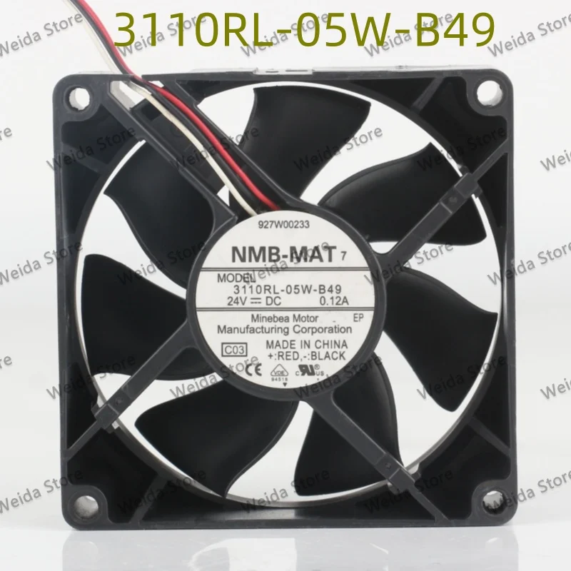 New NMB 5V 12V 48V 8025 80X80X25MM 8CM Projector Quiet chassis Inverter 3110RL-05W-B49 cooling fan DC 24V 0.12A
New NMB 5V 12V 48V 8025 80X80X25MM 8CM Projector Quiet chassis Inverter 3110RL-05W-B49 cooling fan DC 24V 0.12A