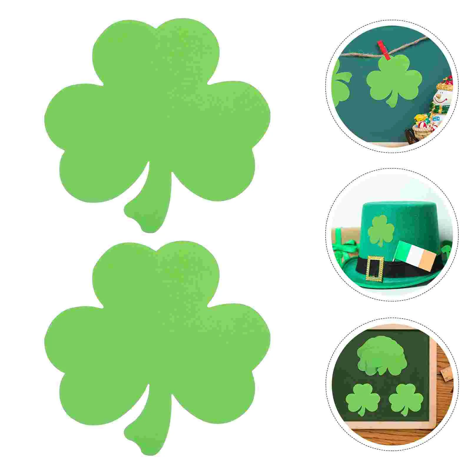 40 Pcs Decoupage DIY Cutouts Paper Shamrock Craft 300g Coated St Patricks Day for Children
40 Pcs Decoupage DIY Cutouts Paper Shamrock Craft 300g Coated St Patricks Day for Children