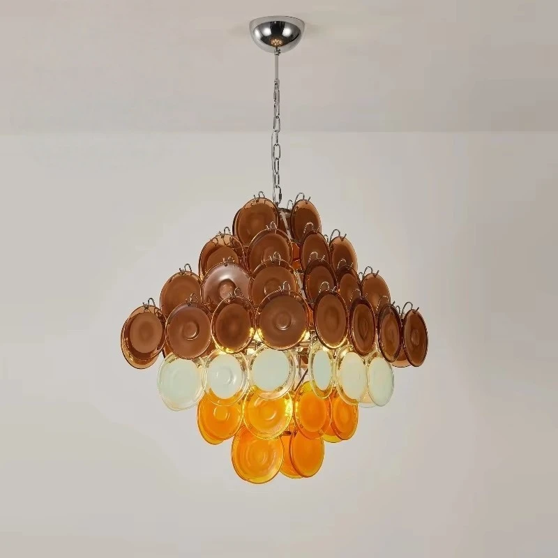 Vintage Murano Glass Chandelier For Dining Room Decor Italian Glass Art Pendant Light For Living Room Villa Indoor Lighting
Vintage Murano Glass Chandelier For Dining Room Decor Italian Glass Art Pendant Light For Living Room Villa Indoor Lighting