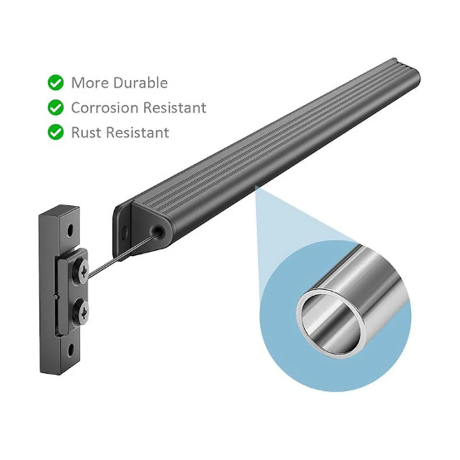 RV Screen Door Closer with Adjustable Tension Aluminum Automatic Closing Device for Trailer Screen Doors
RV Screen Door Closer with Adjustable Tension Aluminum Automatic Closing Device for Trailer Screen Doors