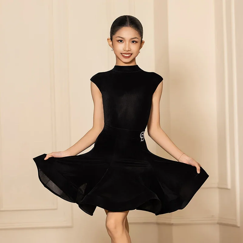 Latin Dance Costume For Girls Tango Waltz Prom Performance Clothes Thin Velvet Standard Dance Dress Competition Wear
Latin Dance Costume For Girls Tango Waltz Prom Performance Clothes Thin Velvet Standard Dance Dress Competition Wear