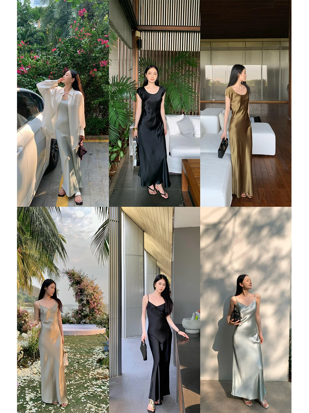 Acetate Satin Wrap Dress V-neck Sleeveless Women's Summer Dress Zhou Miao Exclusive Asymmetrical Hemline Casual Commute Style
Acetate Satin Wrap Dress V-neck Sleeveless Women's Summer Dress Zhou Miao Exclusive Asymmetrical Hemline Casual Commute Style