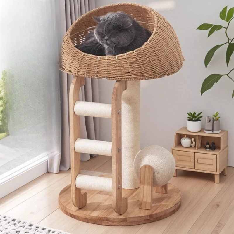 Wooden cat climbing frame cat nes ree integrated scratching board multi-functional small apartment t shelf
Wooden cat climbing frame cat nes ree integrated scratching board multi-functional small apartment t shelf