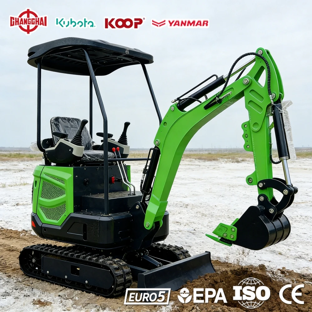 Mini Excavator 1.2Ton Agricultural Construction 1.5Ton Diesel Engine 2.0Ton Europe CE Manufacturer Direct Sales
Mini Excavator 1.2Ton Agricultural Construction 1.5Ton Diesel Engine 2.0Ton Europe CE Manufacturer Direct Sales