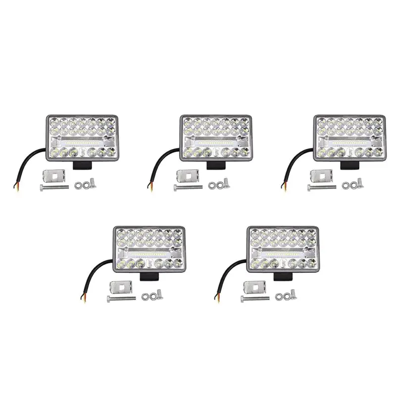 Powerful 5Pcs 4 Inch 4X4 Car LED Work Light 108W 36LED Bar Square Spotlight 12V 24V Offroad For Truck Offroad ATV
Powerful 5Pcs 4 Inch 4X4 Car LED Work Light 108W 36LED Bar Square Spotlight 12V 24V Offroad For Truck Offroad ATV