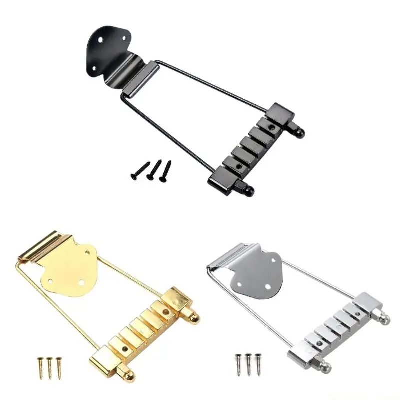 31BE Zincs Alloys Electric Guitar Tailpiece Bridge With 3 Mounting Screws For Stable Tuning And Reduced String Breakage
31BE Zincs Alloys Electric Guitar Tailpiece Bridge With 3 Mounting Screws For Stable Tuning And Reduced String Breakage