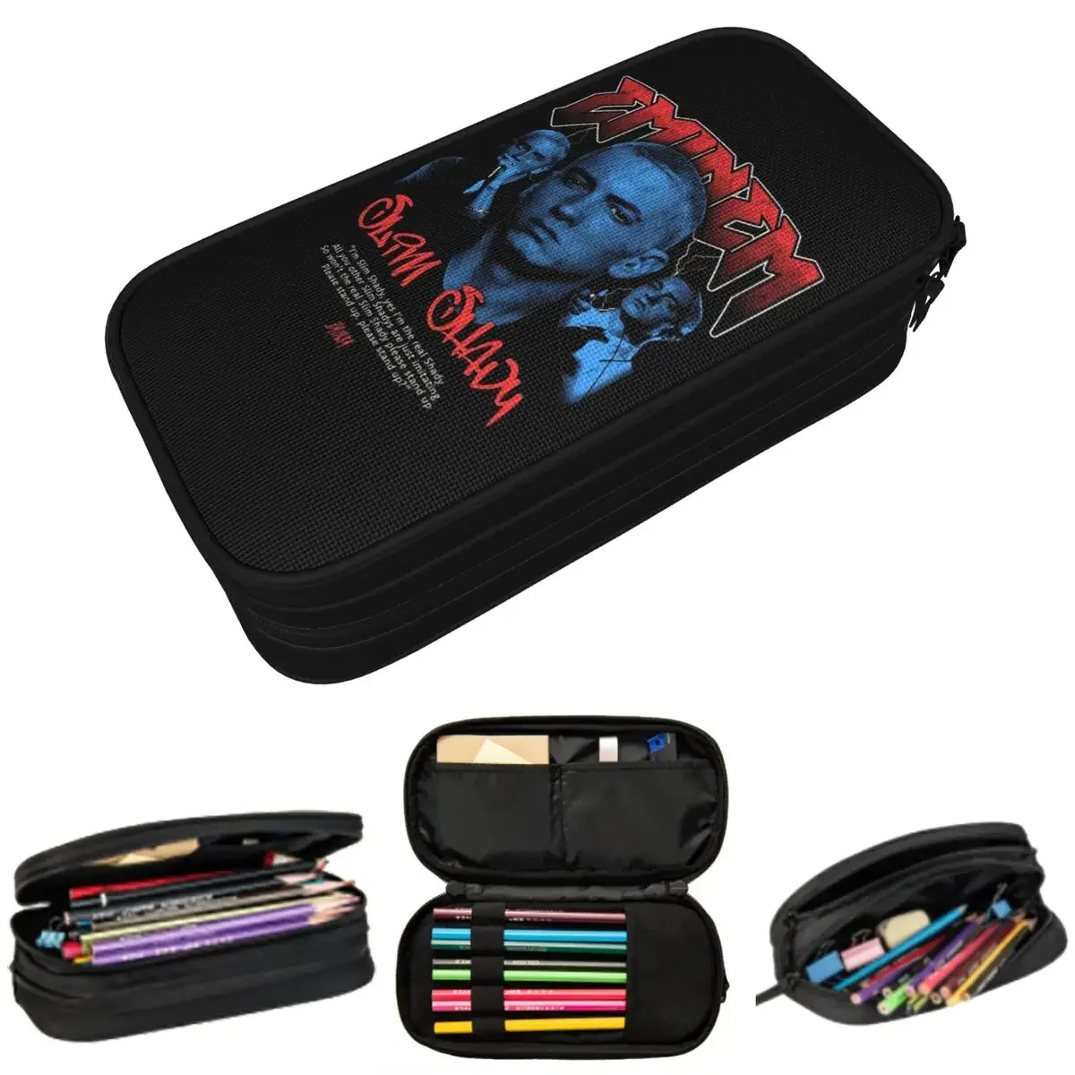 Design Eminem Pencil Cases Big Capacity Pen Bags Pen Box Pencil Pouch For Boys Girls Students Stationery School Office
Design Eminem Pencil Cases Big Capacity Pen Bags Pen Box Pencil Pouch For Boys Girls Students Stationery School Office
