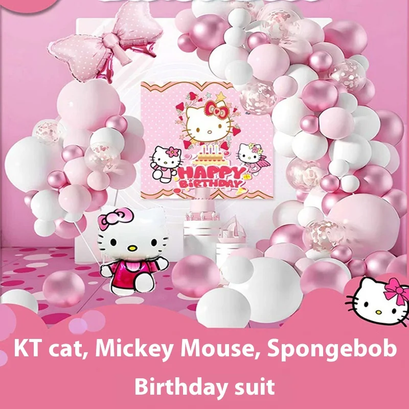 Hellokitty Микки Маус Губка Боб украшение для дня рождения набор воздушных шаров для девочек праздничные принадлежности украшение на день рождения фон стены
Hellokitty Микки Маус Губка Боб украшение для дня рождения набор воздушных шаров для девочек праздничные принадлежности украшение на день рождения фон стены