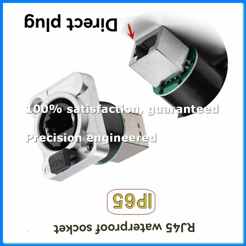10PCS Ethernet Rj45 Chassis Socket NE8FDP Ethernet Pass Through Connector IP65 Waterproof C-ELEC
10PCS Ethernet Rj45 Chassis Socket NE8FDP Ethernet Pass Through Connector IP65 Waterproof C-ELEC