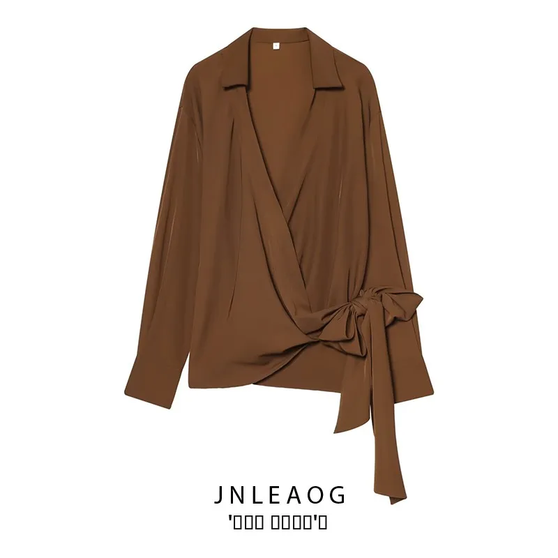 Faionable повседневный женский топ irt, осенний новый плиссированный топ с двойным клапаном, универсальный длинный полосатый топ из полиэфирного волокна
Faionable повседневный женский топ irt, осенний новый плиссированный топ с двойным клапаном, универсальный длинный полосатый топ из полиэфирного волокна