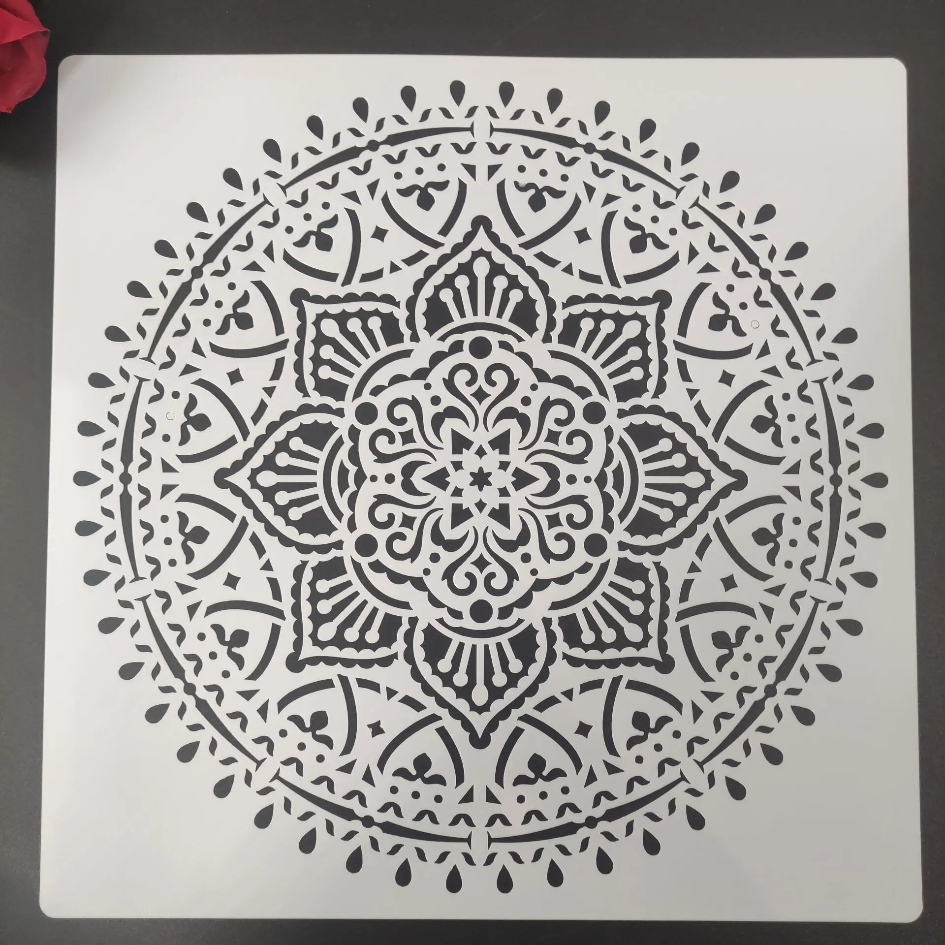 30 *30cm Large Mandala Geometry DIY Wall Painting Layering Stencils Scrapbook Coloring Embossing Album Decorative Template N9
30 *30cm Large Mandala Geometry DIY Wall Painting Layering Stencils Scrapbook Coloring Embossing Album Decorative Template N9