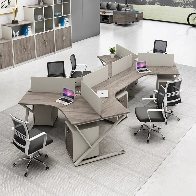 Office furniture for 3/6 people, screen workbench staff desk
Office furniture for 3/6 people, screen workbench staff desk