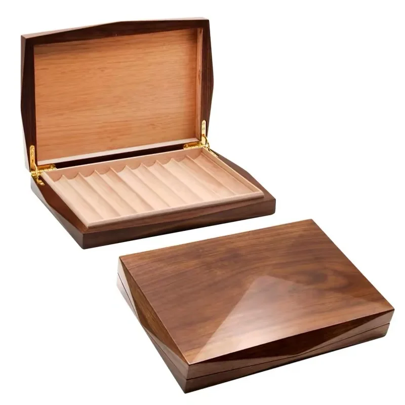Snowwood Solid Wood Portable Cigar Box, 10 Pack Moisturizing Cigar Box.
Snowwood Solid Wood Portable Cigar Box, 10 Pack Moisturizing Cigar Box.