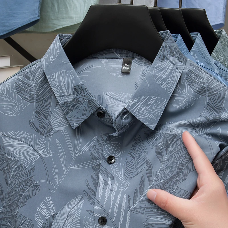 Summer New style Men's shirts High Quality Comfortable Versatile Fashion Breathable Casual Print Short Sleeve Shirt size M-4XL
Summer New style Men's shirts High Quality Comfortable Versatile Fashion Breathable Casual Print Short Sleeve Shirt size M-4XL