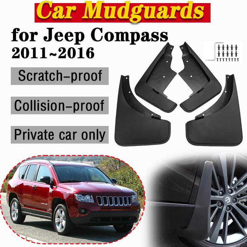 Car Mud Flap Fender For Jeep Compass 2011~2014 2015 2016 Mudguards Splash Guard Front Rear Anti-splash Mudflaps Auto Accessories
Car Mud Flap Fender For Jeep Compass 2011~2014 2015 2016 Mudguards Splash Guard Front Rear Anti-splash Mudflaps Auto Accessories