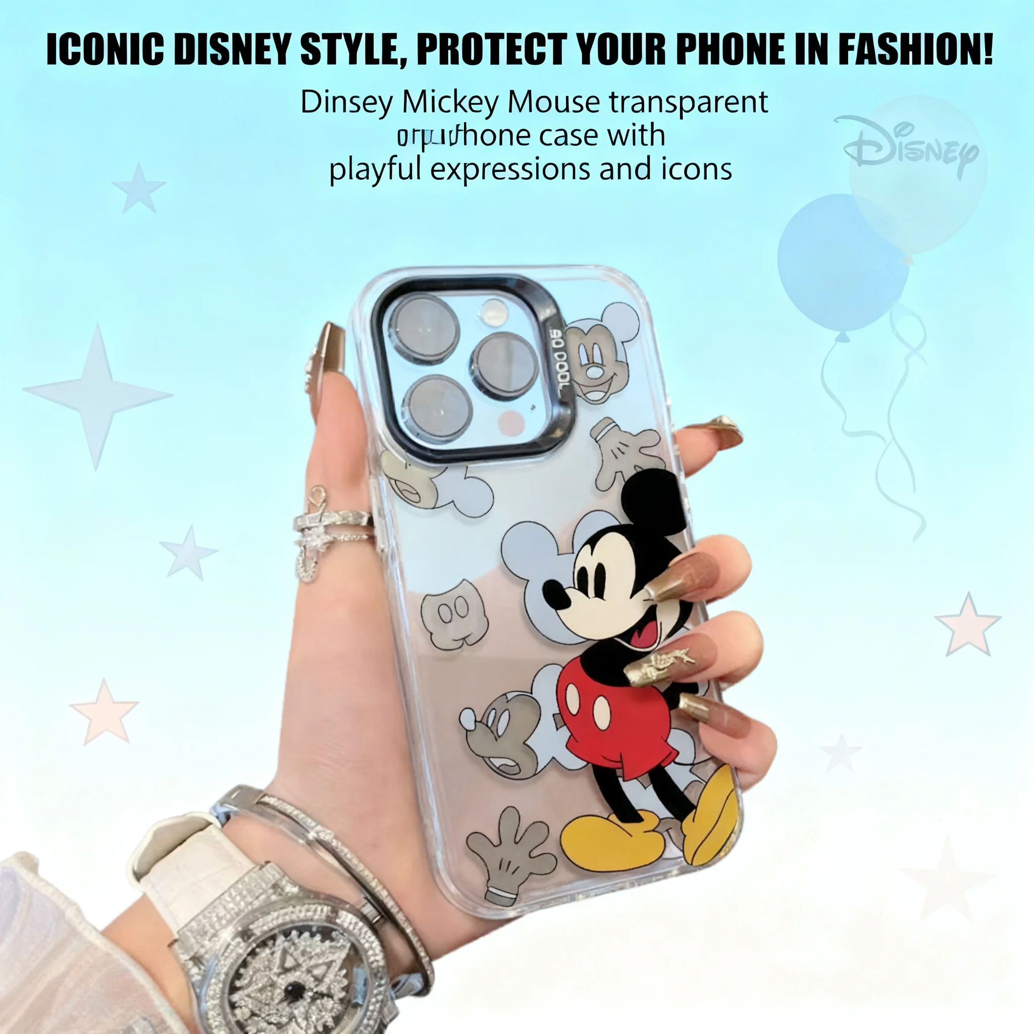 Mickey Mouse Phone Case for iPhone 17 Pro Max 16 15 14 13 Cute Cartoon Protective Cover Fashion Design for Girls Women Cross
Mickey Mouse Phone Case for iPhone 17 Pro Max 16 15 14 13 Cute Cartoon Protective Cover Fashion Design for Girls Women Cross