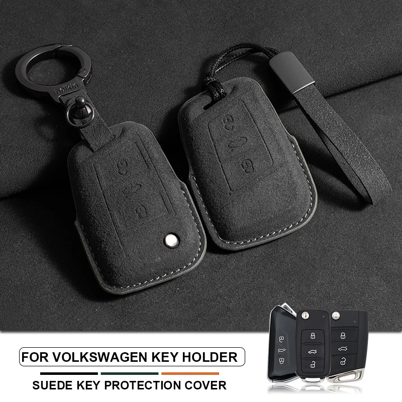 Suede Car Key Case Cover Fob Keyring For VW Volkswagen Golf 7 MK7 Tiguan MK2 Golf 8 ID.3 ID.4 MK8 Cupra For Skoda Octavia Kodiaq
Suede Car Key Case Cover Fob Keyring For VW Volkswagen Golf 7 MK7 Tiguan MK2 Golf 8 ID.3 ID.4 MK8 Cupra For Skoda Octavia Kodiaq