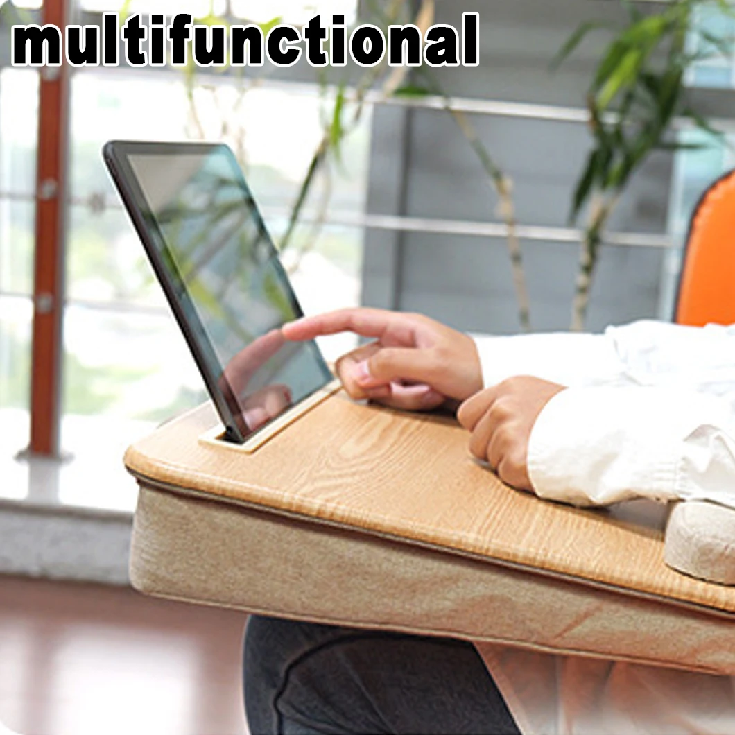 1pc Portable Lap Laptop Desk with Pillow Cushion, Fits up to 15.6 inch Laptop, with Anti-Slip Strip & Storage Function for Home
1pc Portable Lap Laptop Desk with Pillow Cushion, Fits up to 15.6 inch Laptop, with Anti-Slip Strip & Storage Function for Home