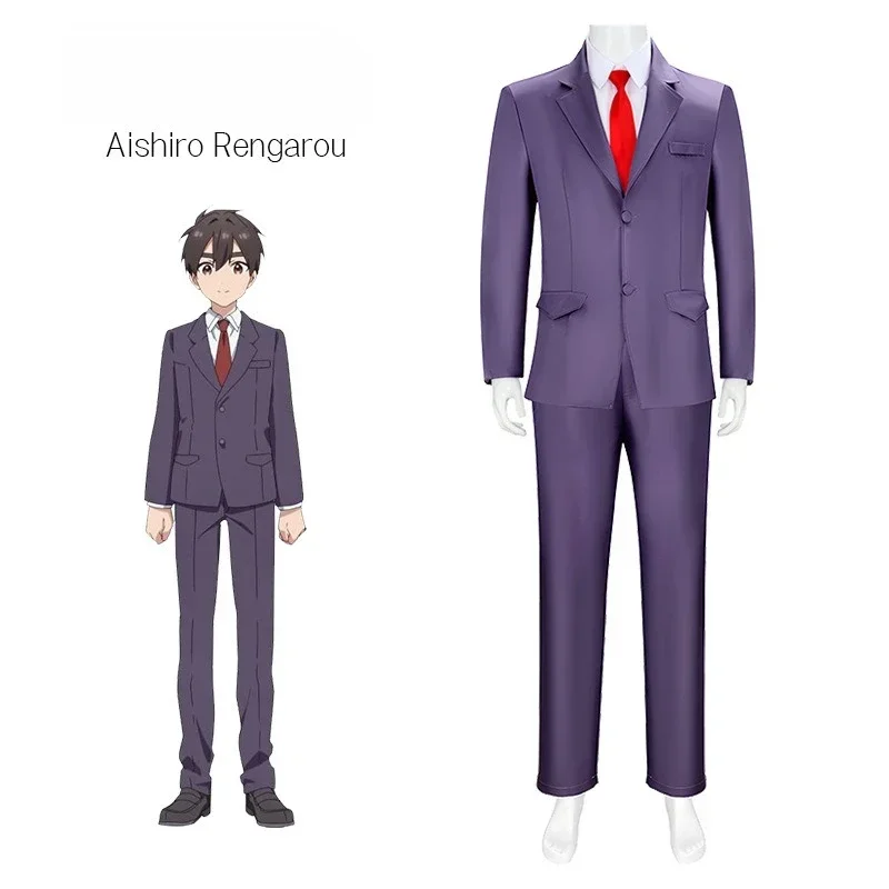 Anime 100 Kanojo Aijou Rentarou Men's Cosplay Costume Set Purple School Uniform Suit with Tie And Pants as Hakari Hanazono for H
Anime 100 Kanojo Aijou Rentarou Men's Cosplay Costume Set Purple School Uniform Suit with Tie And Pants as Hakari Hanazono for H