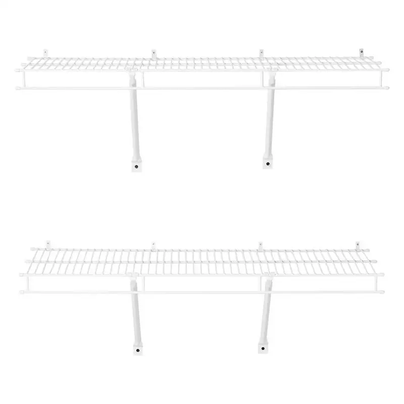 Wire Shelf Kit, 3 ft, Set of 2, Wall Mounted Wire Shelves, Heavy-Duty Carbon Steel Hanging Shelf, Floating Wall Storage Shelv
Wire Shelf Kit, 3 ft, Set of 2, Wall Mounted Wire Shelves, Heavy-Duty Carbon Steel Hanging Shelf, Floating Wall Storage Shelv