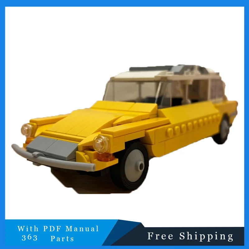 363 PCS MOC Famous Cool Yellow Sedan Car Building Blocks Model Education DIY Assembly Toy For Children Christmas Birthday Gifts
363 PCS MOC Famous Cool Yellow Sedan Car Building Blocks Model Education DIY Assembly Toy For Children Christmas Birthday Gifts