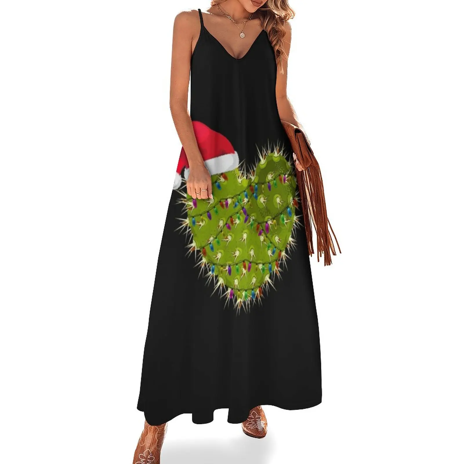 Cactus Heart Christmas Tree Lights Sleeveless Dress long sleeve dresses Women's summer dress elegant dresses plus sizes Dress
Cactus Heart Christmas Tree Lights Sleeveless Dress long sleeve dresses Women's summer dress elegant dresses plus sizes Dress