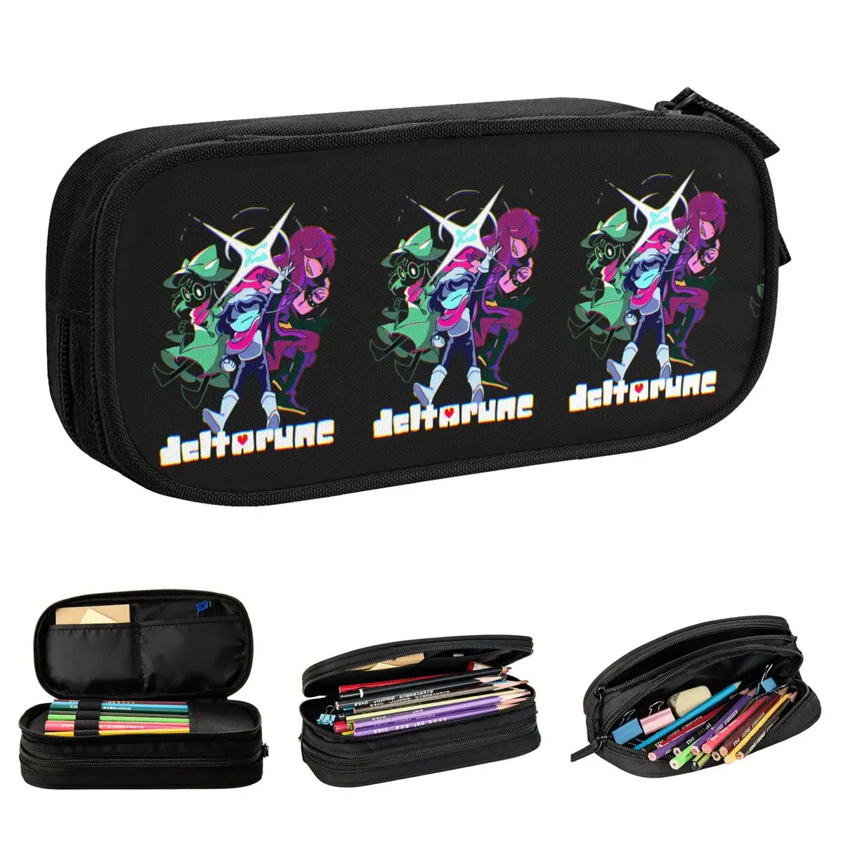Новые пеналы Deltarune, игровые пеналы, держатель для ручек для студентов, большая сумка для хранения, школьный подарок, канцелярские принадлежности
Новые пеналы Deltarune, игровые пеналы, держатель для ручек для студентов, большая сумка для хранения, школьный подарок, канцелярские принадлежности