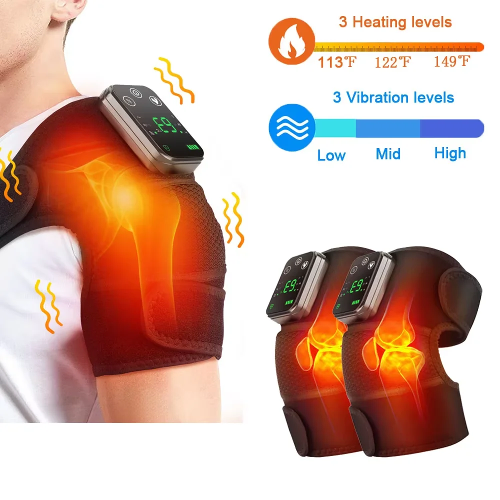 3 in 1 Cordless Thermal Knee Pad Knee Shoulder Massager Vibration Leg Arm Joint Brace Muscle Relax Joint Brace Muscle Relaxation
3 in 1 Cordless Thermal Knee Pad Knee Shoulder Massager Vibration Leg Arm Joint Brace Muscle Relax Joint Brace Muscle Relaxation