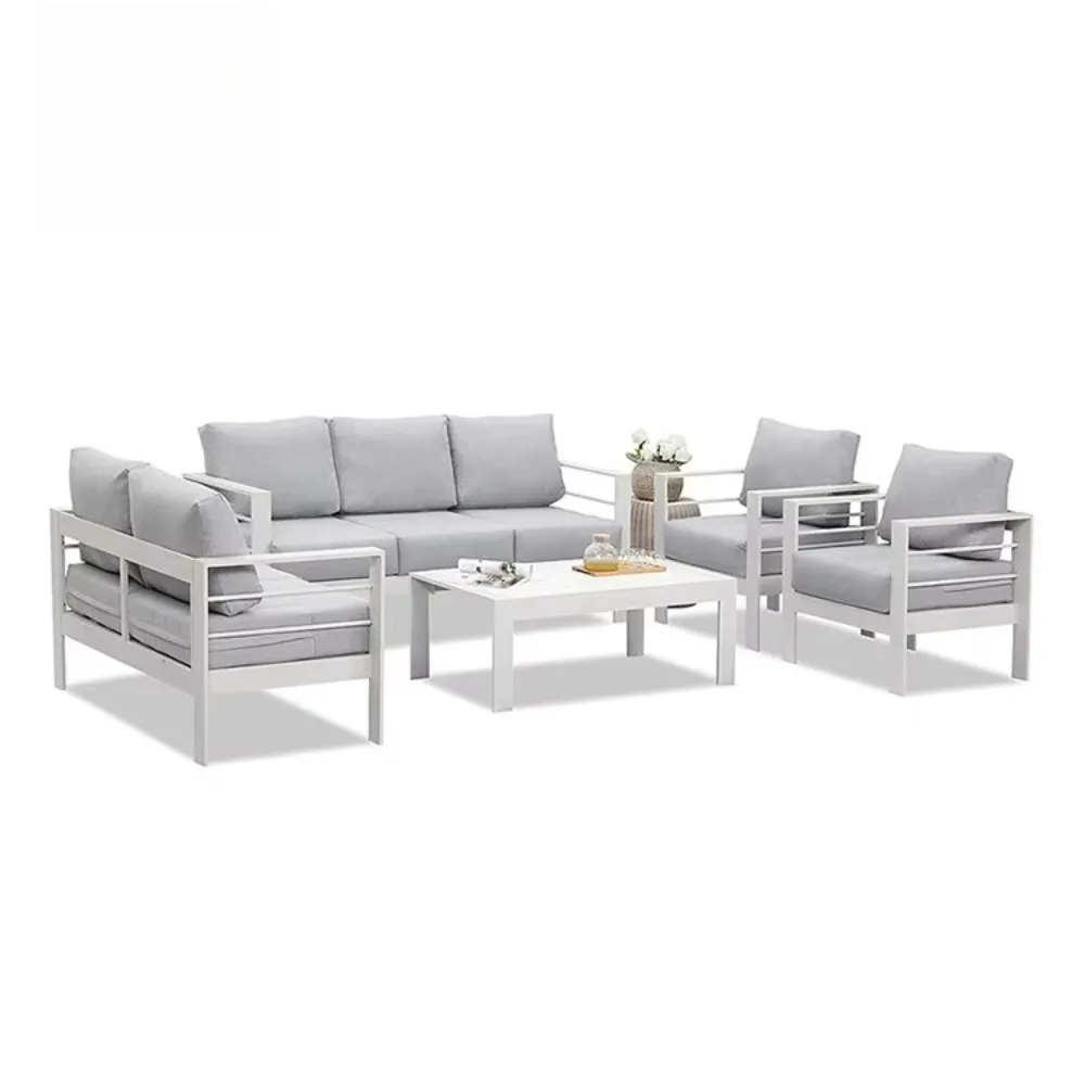 7-Seater Garden Furniture Cast Iron Metal Outdoor Furniture Set with Upholstered
7-Seater Garden Furniture Cast Iron Metal Outdoor Furniture Set with Upholstered