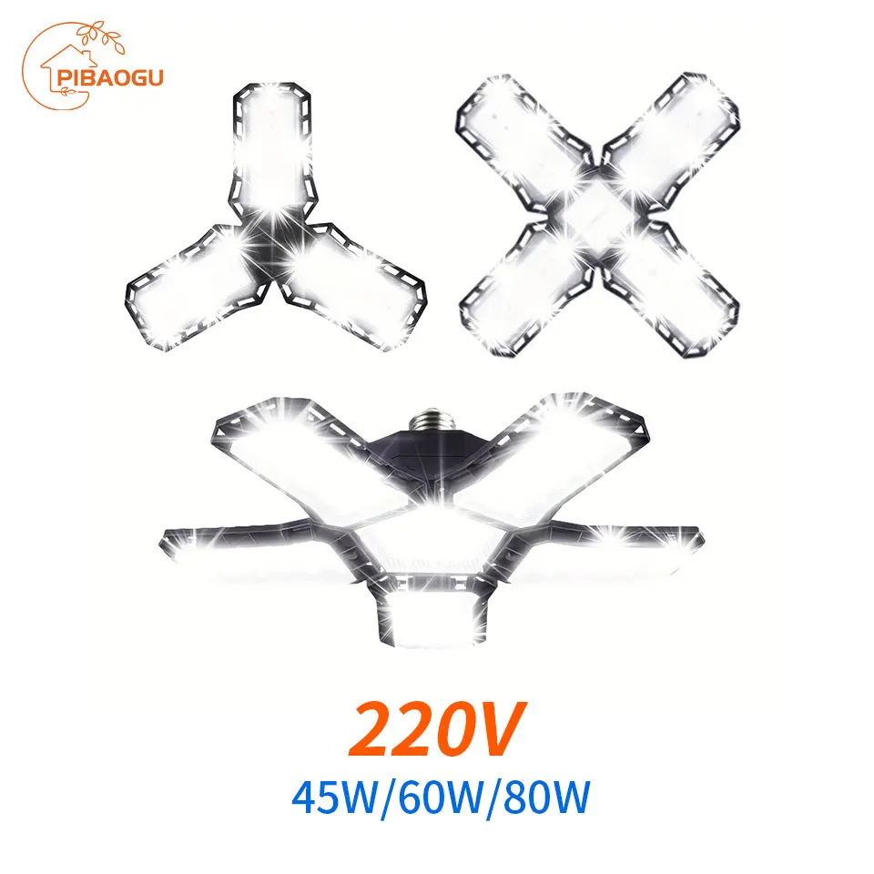 LED Lamp Bulb AC220V 45/60/80W Foldable Umbrella Is Suitable For Lighting In Warehouses Garages Storage Rooms And Other Places
LED Lamp Bulb AC220V 45/60/80W Foldable Umbrella Is Suitable For Lighting In Warehouses Garages Storage Rooms And Other Places